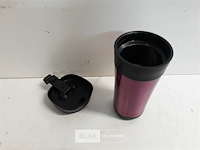 1 x thermos reisbeker 425ml uit rvs - afbeelding 3 van  3