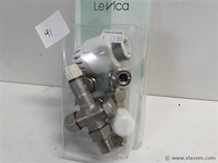 1 x thermostaat radiatorkraan haaks 2 buis alpex 16 mm ½ - afbeelding 1 van  2