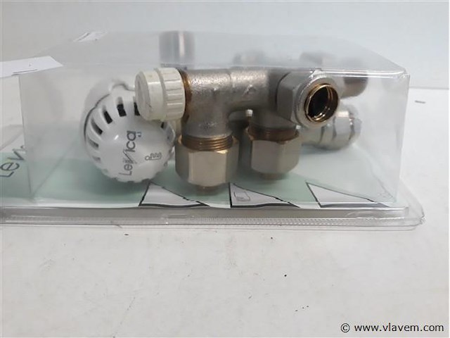 1 x thermostaat radiatorkraan haaks 2 buis alpex 16 mm ½ - afbeelding 2 van  2