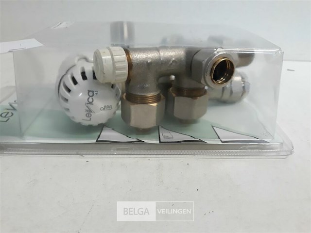 1 x thermostaat radiatorkraan haaks 2 buis alpex 16 mm ½ - afbeelding 3 van  3