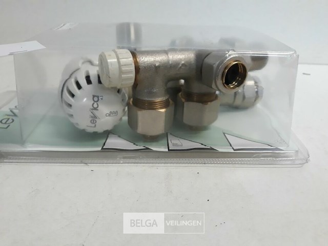 1 x thermostaat radiatorkraan haaks 2 buis alpex 16 mm ½ - afbeelding 3 van  3