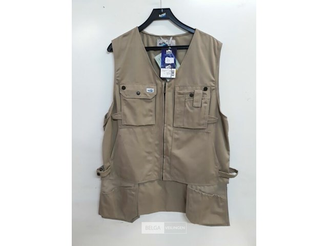 1 x toolvest beige fristads l - afbeelding 2 van  3