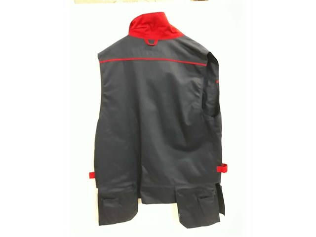 1 x toolvest blauw/rood fristads l - afbeelding 3 van  3