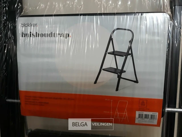 1 x trapladder 2 trede max 150 kg - afbeelding 3 van  3