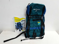 1 x travel rugzak 30l groen-blauw - afbeelding 2 van  3