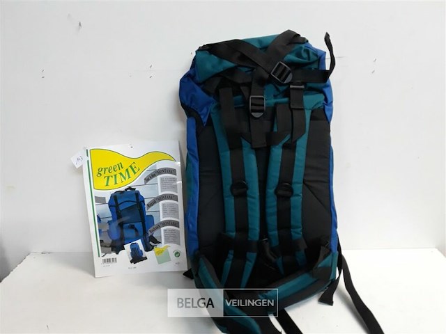 1 x travel rugzak 30l groen-blauw - afbeelding 3 van  3