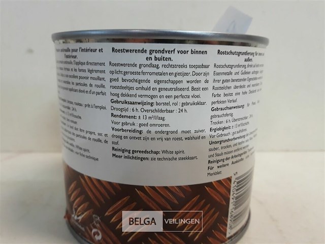 1 x trimetal metaalprimer ferro wit 500 ml - afbeelding 3 van  3