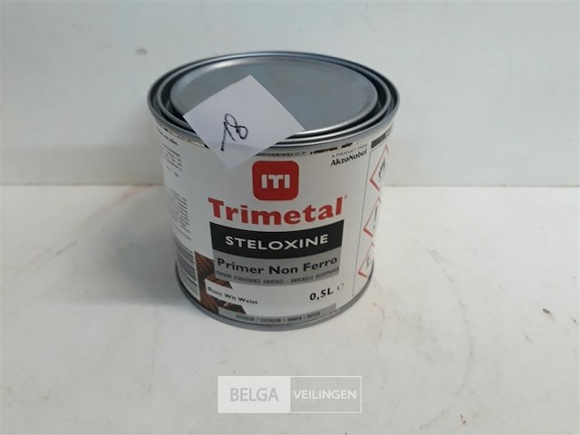 1 x trimetal metaalprimer non ferro wit 500 ml - afbeelding 2 van  3