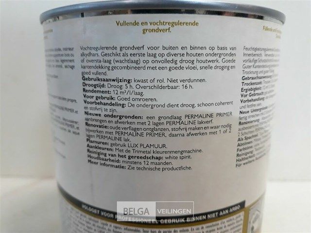 1 x trimetal permaline primer wit 1 l - afbeelding 3 van  3