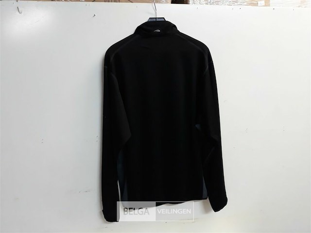1 x trui korte rits zwart soft-shell fristads l - afbeelding 3 van  3