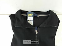 1 x trui korte rits zwart wolf line xl - afbeelding 3 van  3