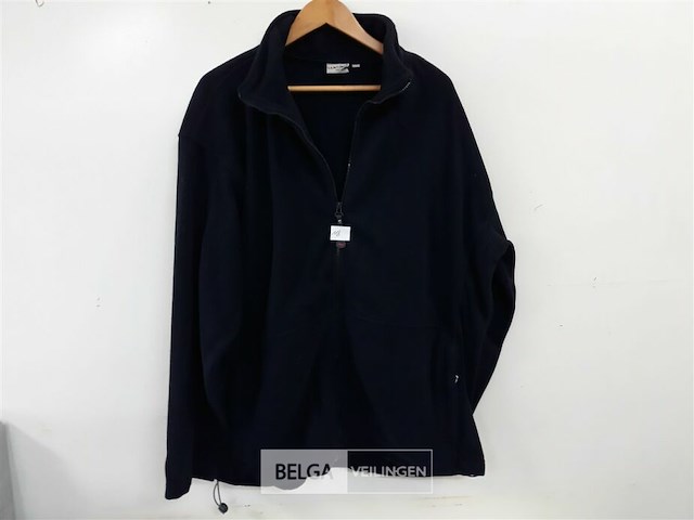 1 x trui lange rits blauw santino xxl - afbeelding 2 van  3