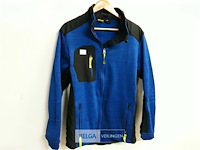 1 x trui lange rits blauw/zwart wolf line m - afbeelding 1 van  3