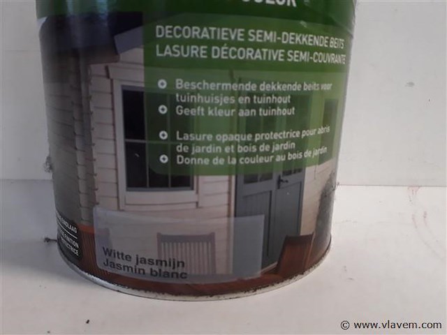 1 x tuinhuiscolor witte jasmijn 2,5 l - afbeelding 2 van  2