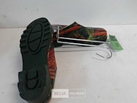 1 x tuinschoen pvc 36 groen wortelprint - afbeelding 3 van  3