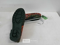 1 x tuinschoen pvc 38 groen wortelprint - afbeelding 3 van  3