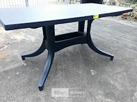 1 x tuintafel groen pvc 160x90 cm hartman - afbeelding 3 van  3