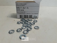 1 x veerringen verzinkt m 6 200 stuks - afbeelding 3 van  3