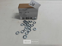 1 x veerringen verzinkt m 6 200 stuks - afbeelding 1 van  3