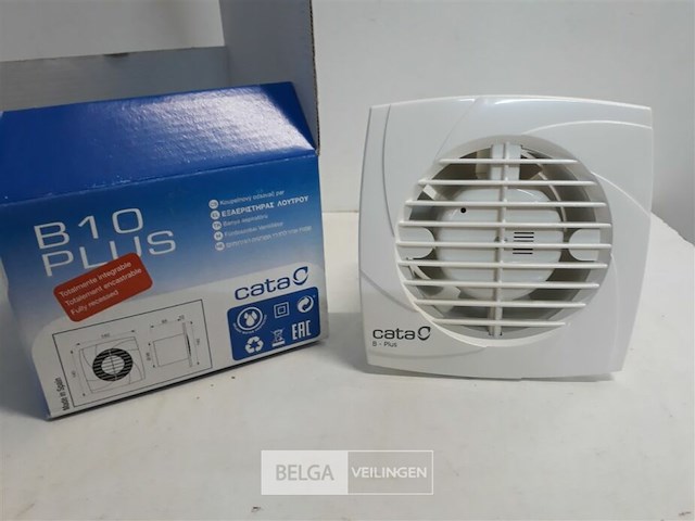 1 x ventilator badkamer vochtsensor 14x14 cm uitlaat 100mm - afbeelding 3 van  3