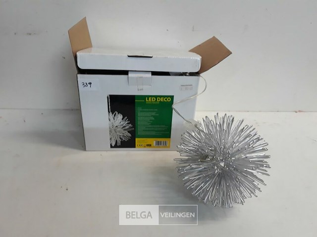 1 x verlichte bal warm wit led - afbeelding 2 van  3