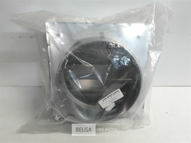 1 x verluchtingsrooster 26x26 cm met klepjes rvs - afbeelding 3 van  3