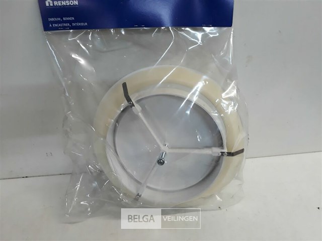 1 x verluchtingsrooster pvc rond 25 cm - afbeelding 3 van  3