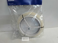 1 x verluchtingsrooster pvc rond 25 cm - afbeelding 3 van  3