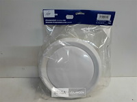 1 x verluchtingsrooster pvc rond 25 cm - afbeelding 2 van  3