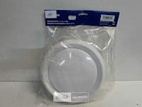 1 x verluchtingsrooster pvc rond 25 cm - afbeelding 1 van  3