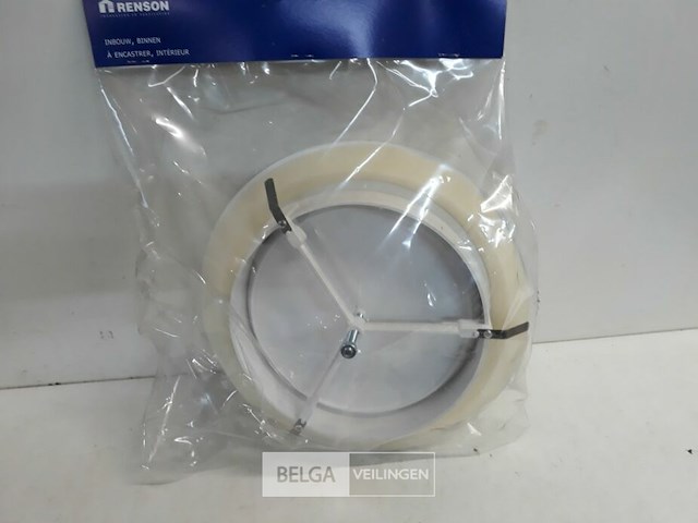 1 x verluchtingsrooster pvc rond 25 cm - afbeelding 3 van  3