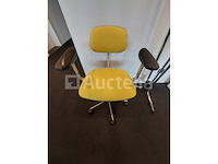 1 x vintage bureaustoelen fritz hansen kevi - design jörgen rasmussen - afbeelding 1 van  4