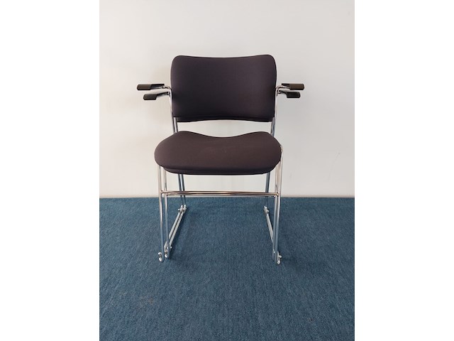 1 x vintage bureaustoelen fritz hansen kevi - design jörgen rasmussen - afbeelding 6 van  7