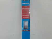 1 x vliegendeur zelfbouwpakket wit max 100x220cm - afbeelding 2 van  3