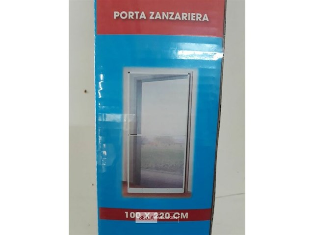 1 x vliegendeur zelfbouwpakket wit max 100x220cm - afbeelding 3 van  3