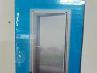 1 x vliegendeur zelfbouwpakket wit max 100x220cm - afbeelding 3 van  3