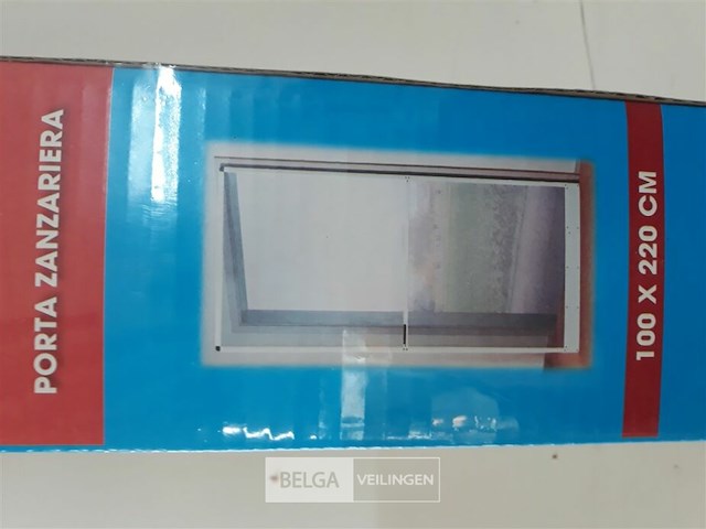 1 x vliegendeur zelfbouwpakket wit max 100x220cm - afbeelding 3 van  3