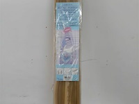 1 x vliegengordijn zware pvc linten beige 90x220 cm - afbeelding 2 van  3