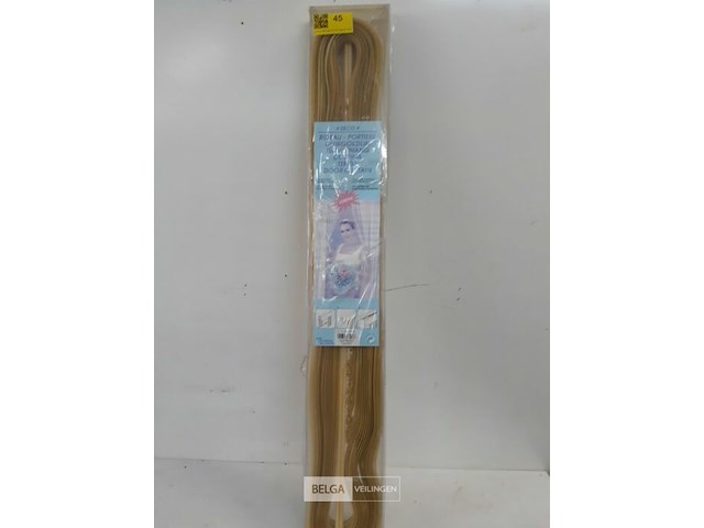1 x vliegengordijn zware pvc linten beige 90x220 cm - afbeelding 2 van  3