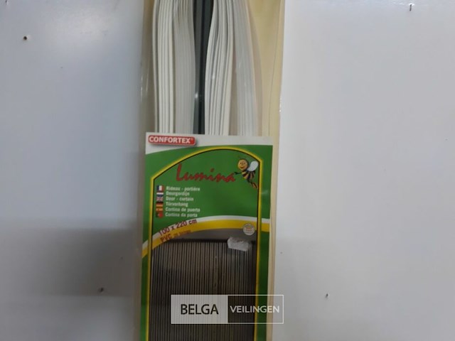 1 x vliegengordijn zware pvc wit 100x220 cm - afbeelding 3 van  3