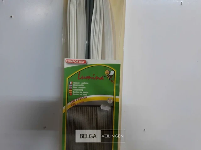 1 x vliegengordijn zware pvc wit 100x220 cm - afbeelding 3 van  3