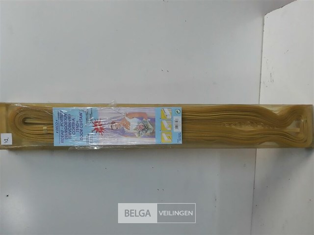 1 x vliegengrodijn zware pvc linten beige 90x220 cm - afbeelding 2 van  3
