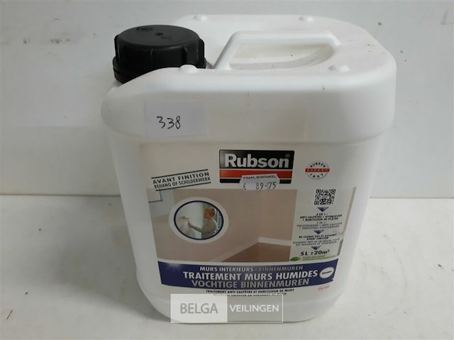 1 x vochtige binnenmuren 5 l rubson - afbeelding 2 van  3