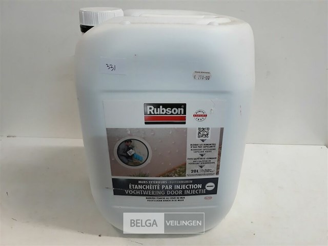 1 x vochtwering door injectie 20 l rubson - afbeelding 2 van  3