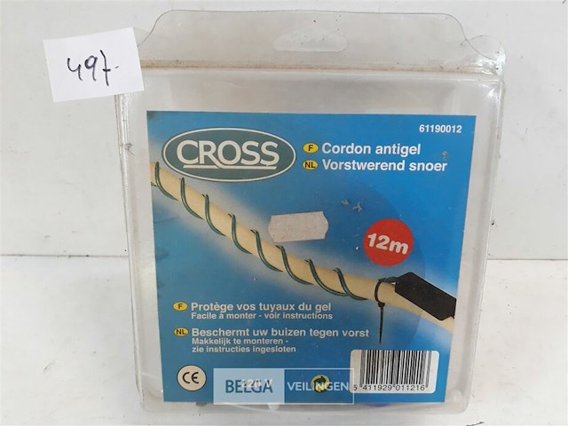 1 x vorstwerend snoer 12 m - afbeelding 1 van  3