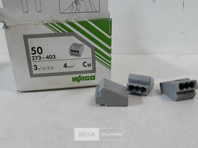 1 x wago 3x 0,5-4 mm 40 stuks - afbeelding 3 van  3