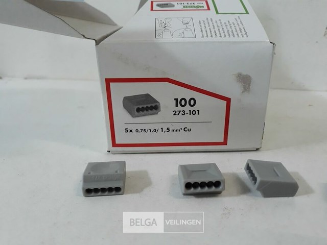 1 x wago 5x 0,75-1,5 mm 100 stuks - afbeelding 3 van  3