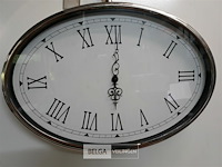 1 x wandklok ovaal - afbeelding 3 van  3
