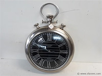 1 x wandklok rond 38cm oxfort street - afbeelding 1 van  2