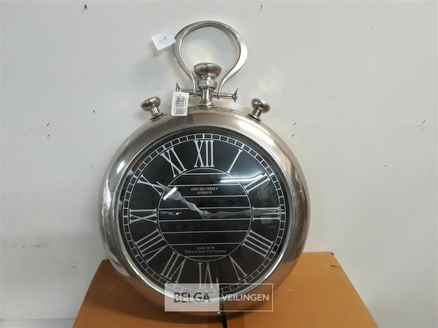 1 x wandklok rond 38cm oxfort street - afbeelding 2 van  3